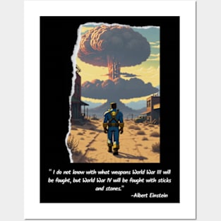 fallout quotes of war Posters and Art